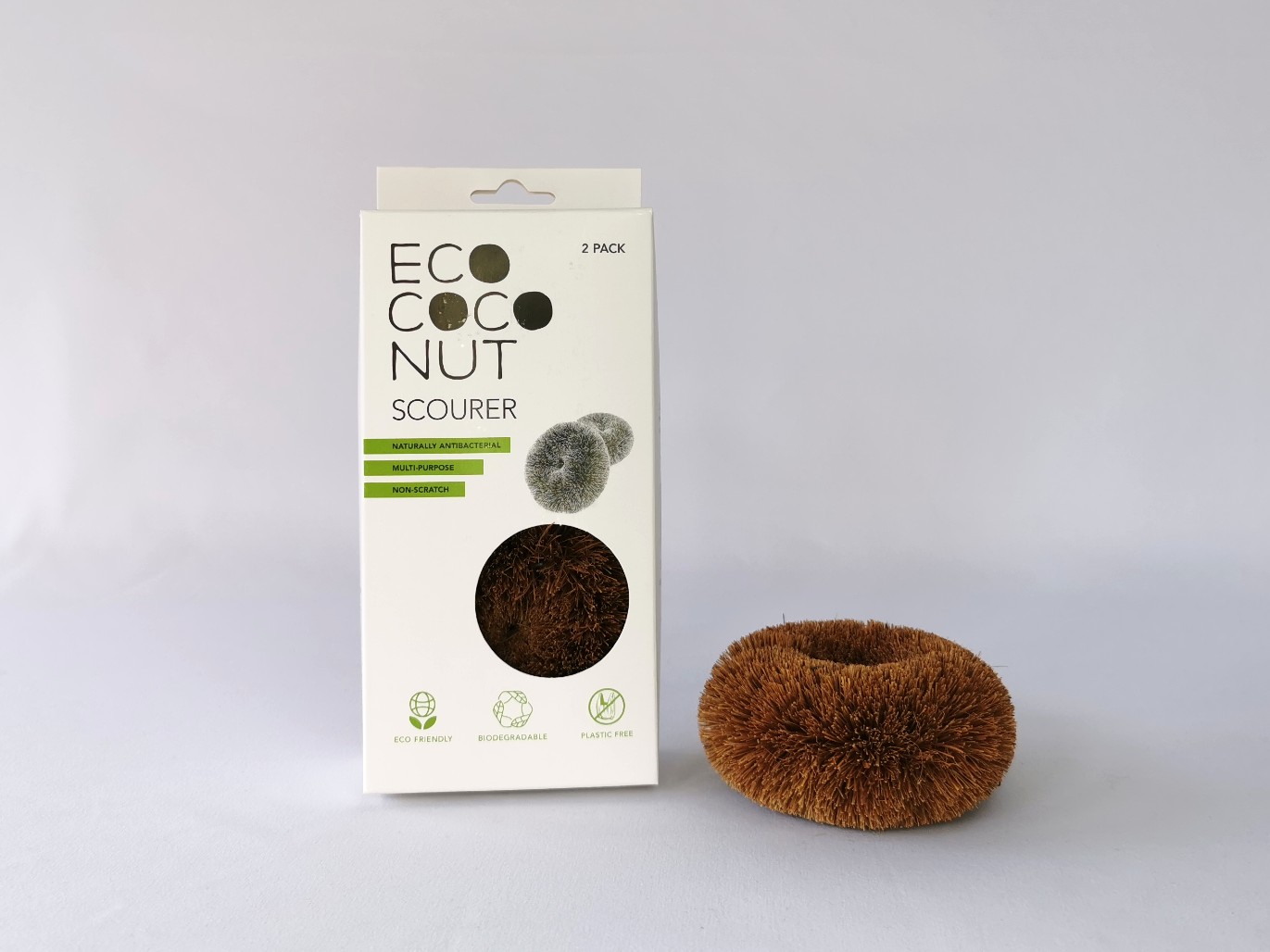 EcoCoconut Scourers 2 Pack