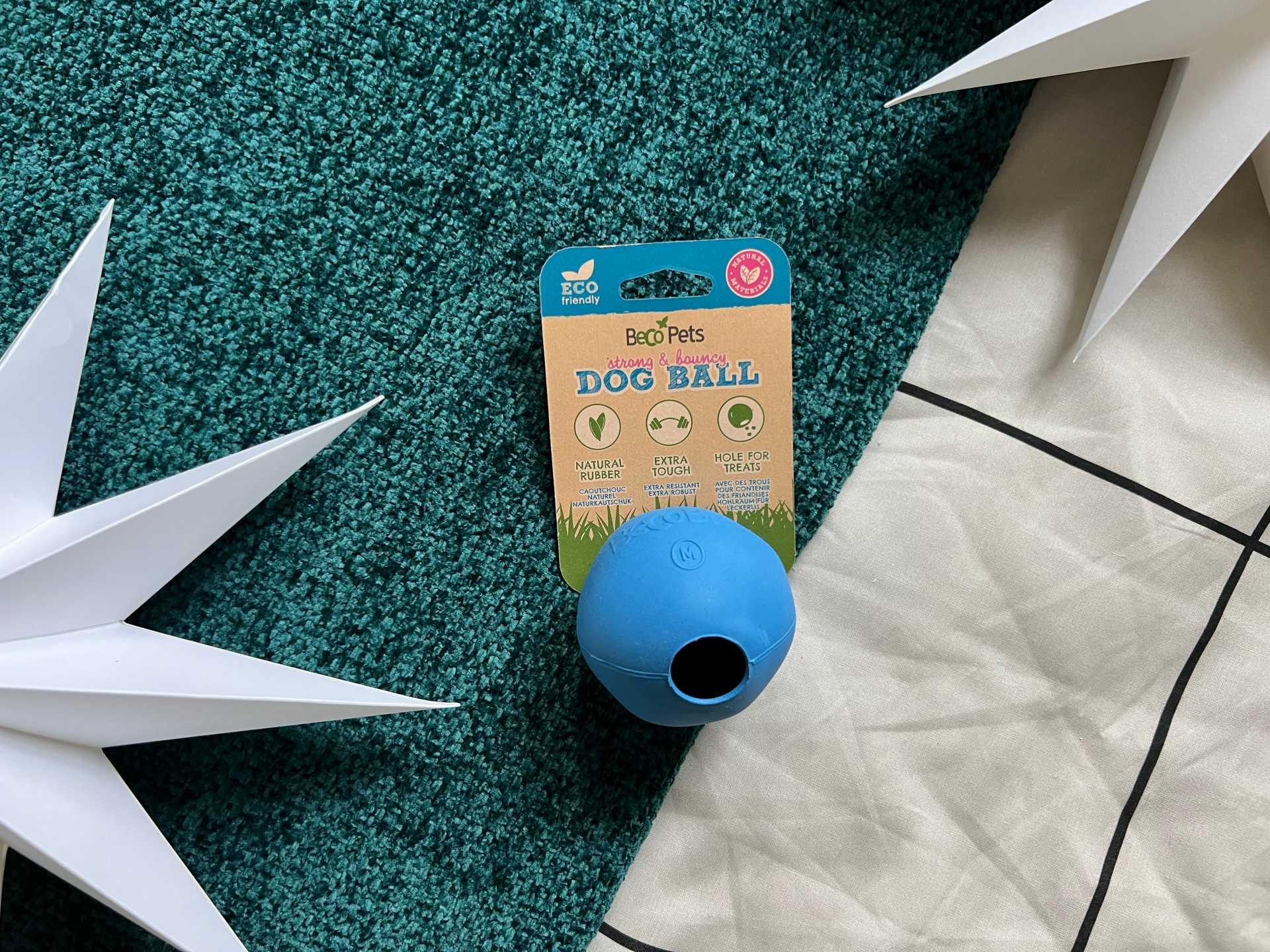 Xmas Beco Dog Toy Treat Ball