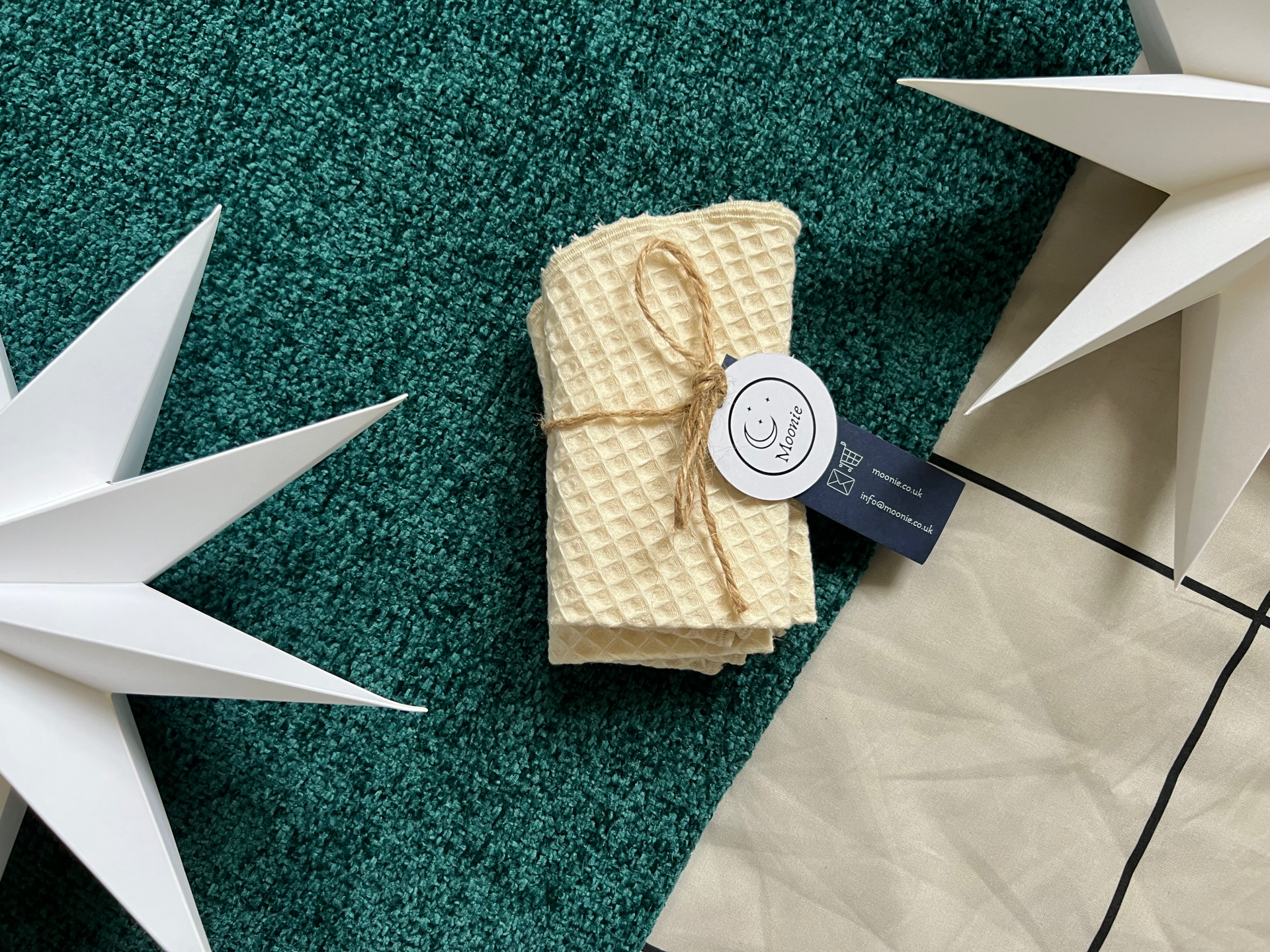 Xmas Moonie Waffle Cloths