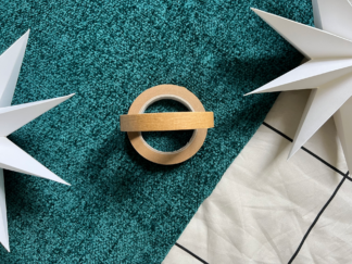 Xmas Naturally Wrapt Paper Tape