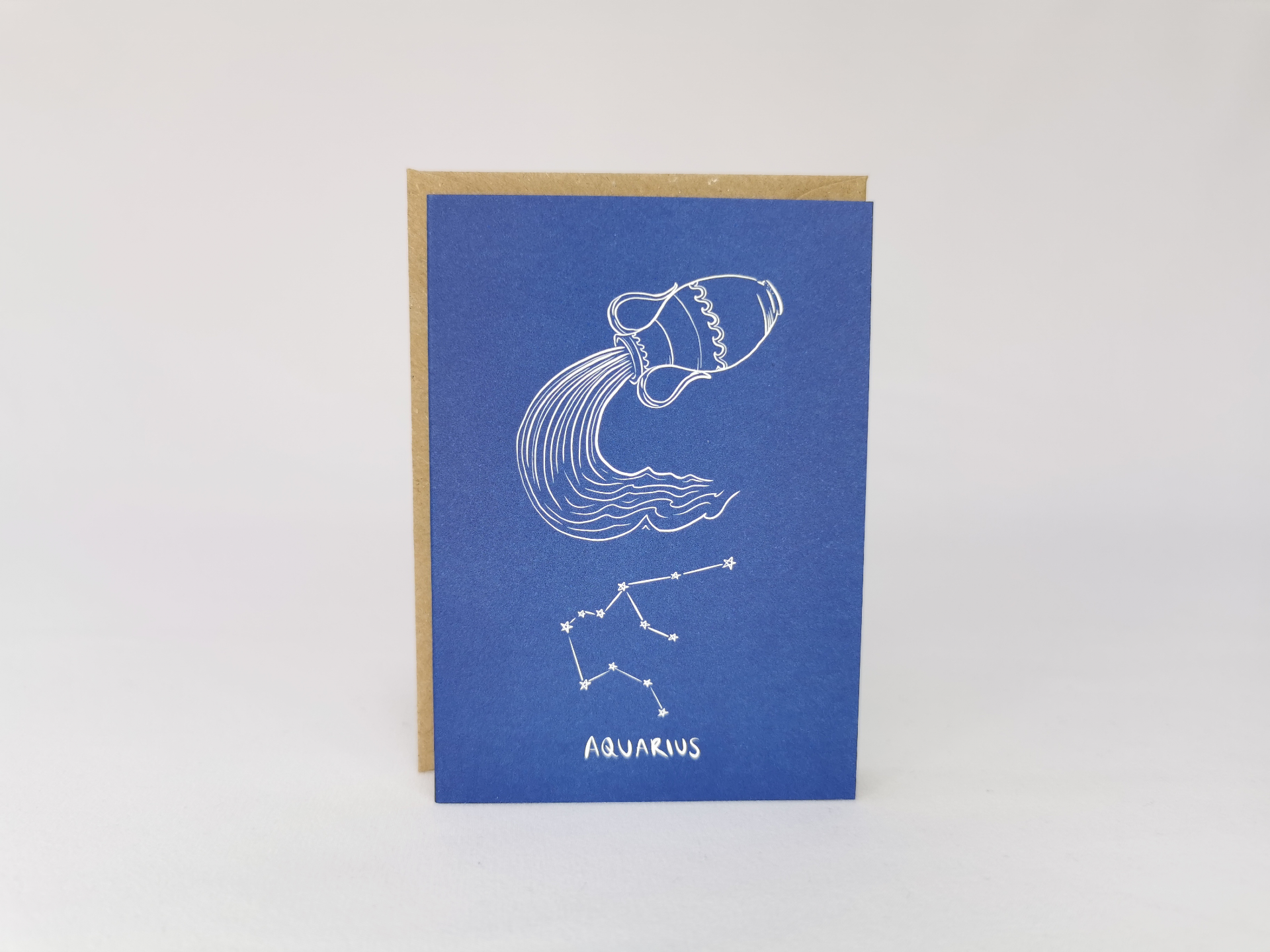 Jessica Illustrates Celestial Card Aquarius
