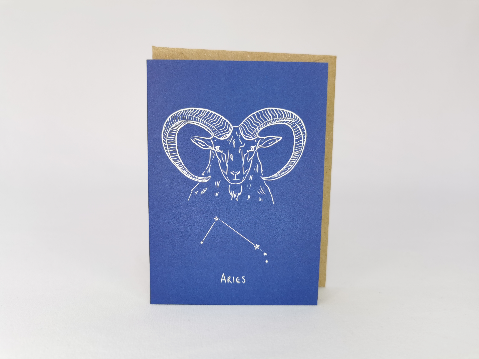 Jessica Illustrates Celestial Card Aries