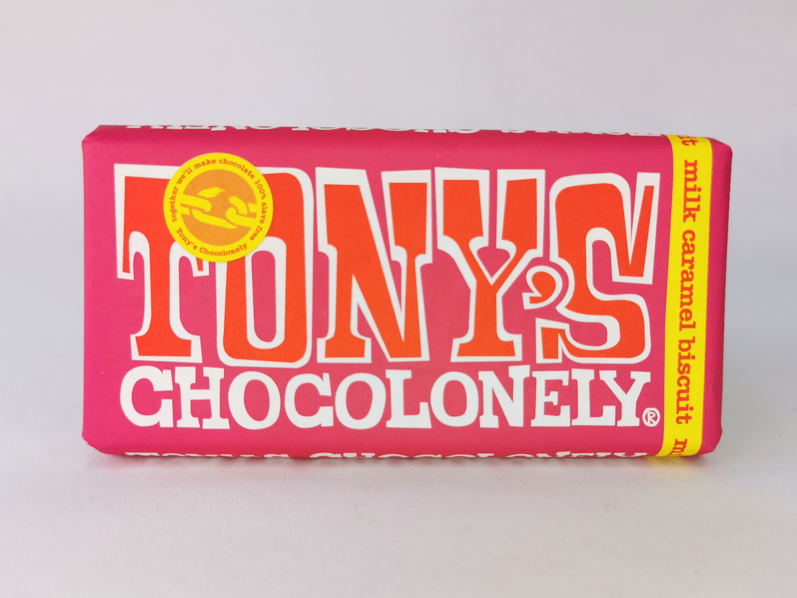Tony's Chocolonely Caramel Biscuit Front