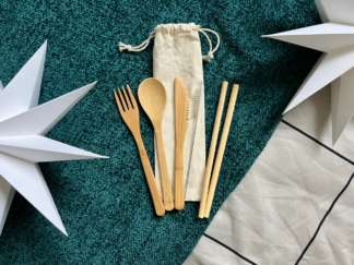 Xmas Utensil Set Bamboo