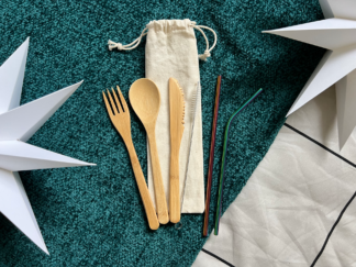 Xmas Utensil Set Neon Metal