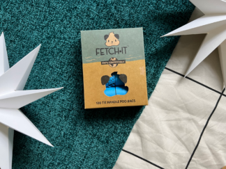 Xmas FetchIt Tie Handle Poop Bags