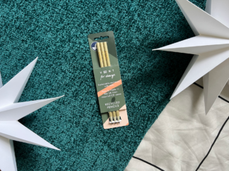 Christmas Vent for Change Pencils Gold and Green