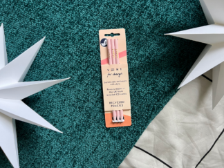 Christmas Vent for Change Pencils Pink and Cream