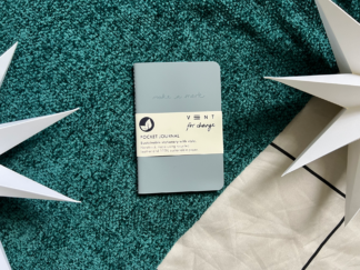 Christmas Vent for Change Pocket Blue