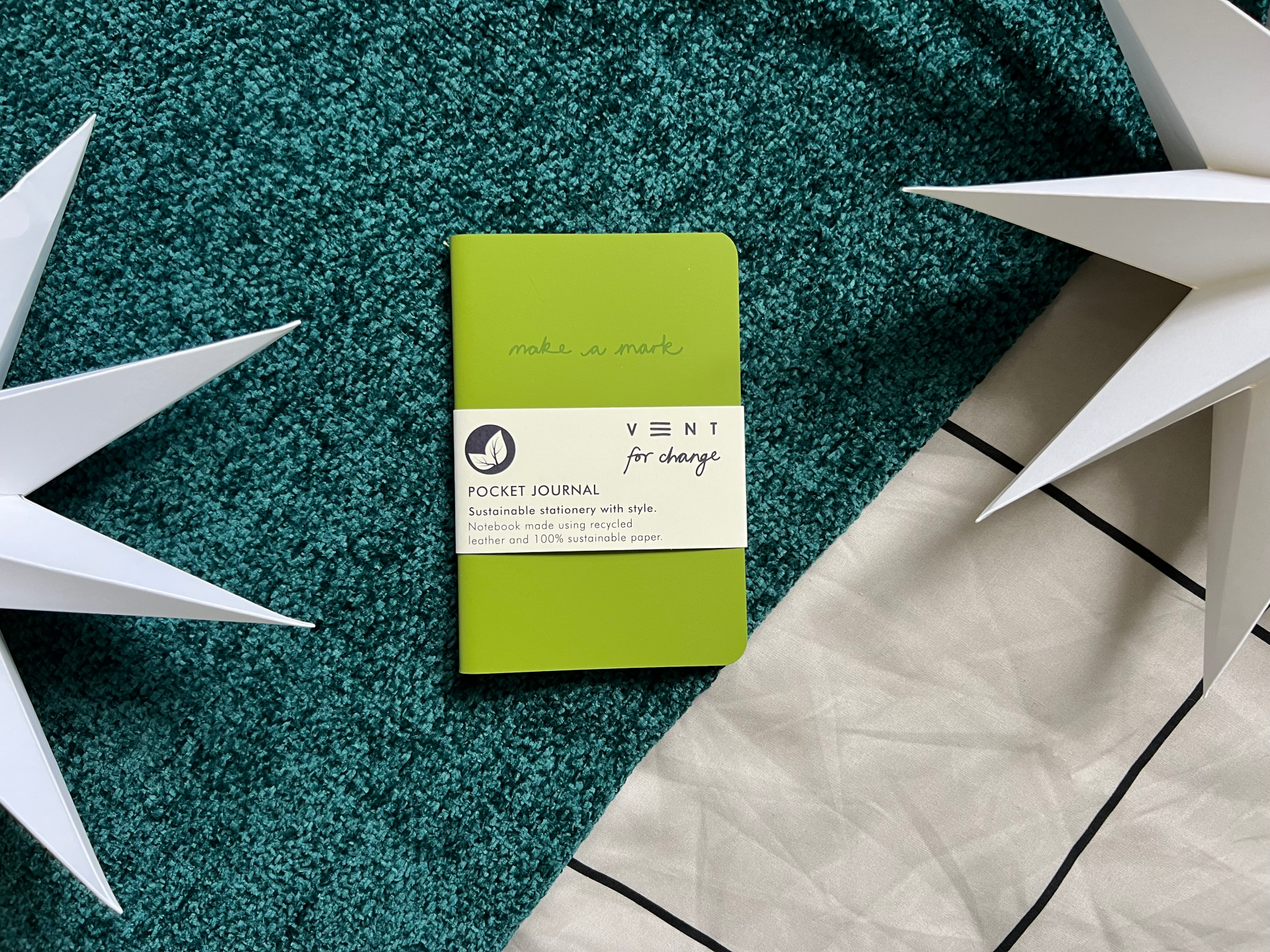 Christmas Vent for Change Pocket Green