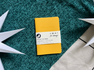 Christmas Vent for Change Pocket Yellow