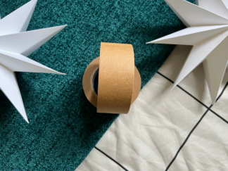 Xmas Naturally Wrapt Thick Paper Tape