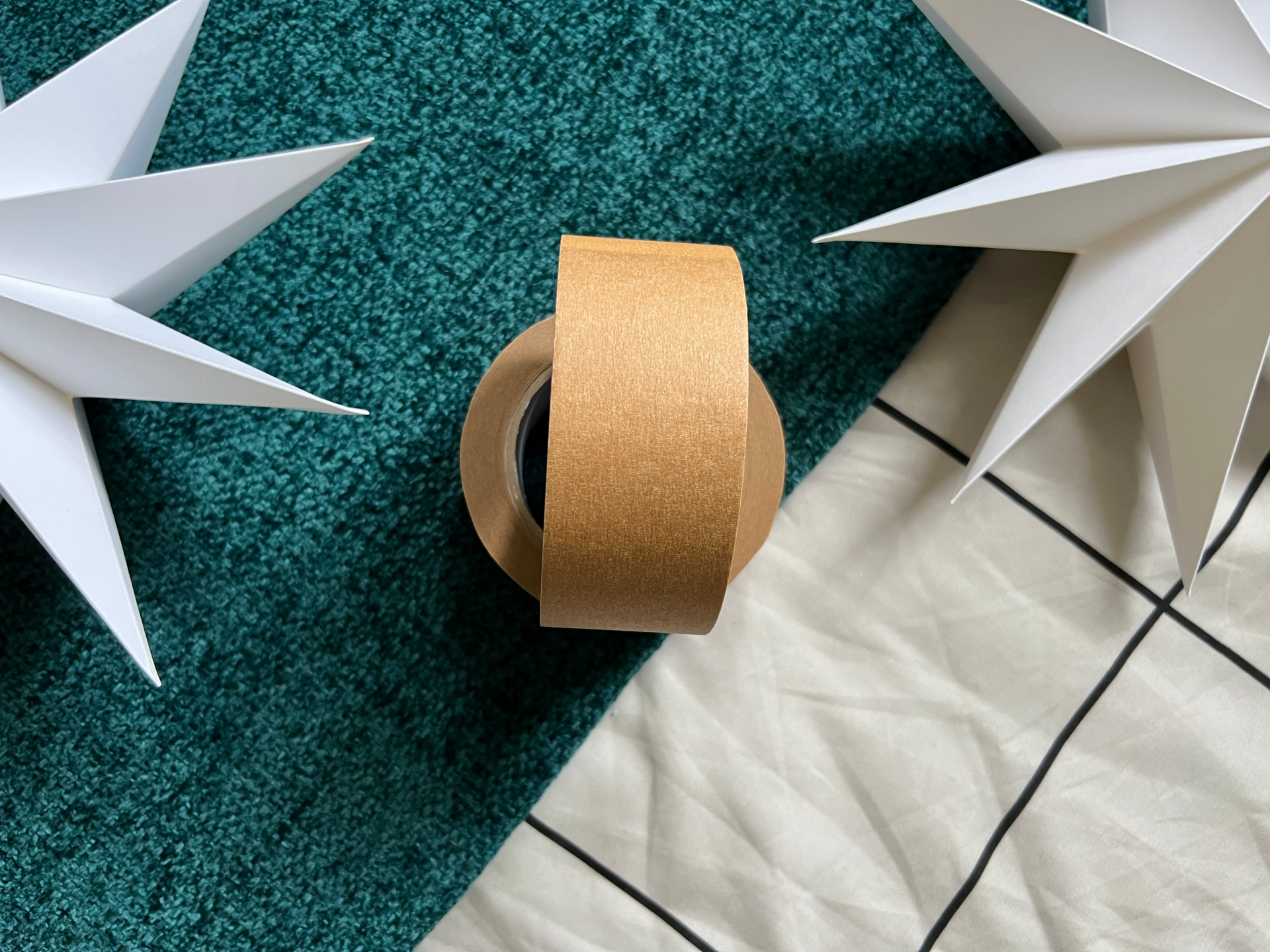Xmas Naturally Wrapt Thick Paper Tape