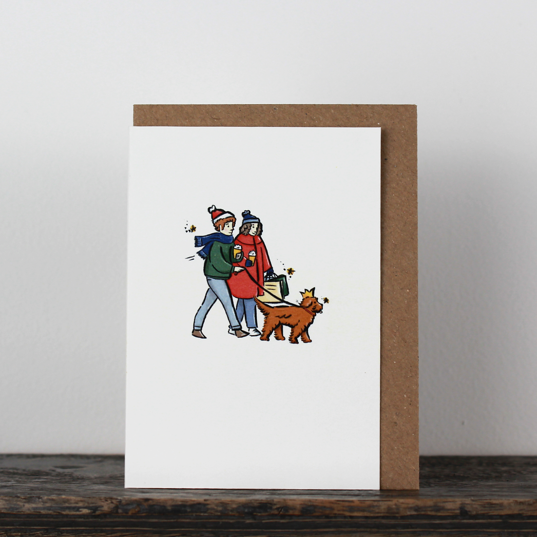 Jessica Illustrates Christmas Card A Christmas Walk
