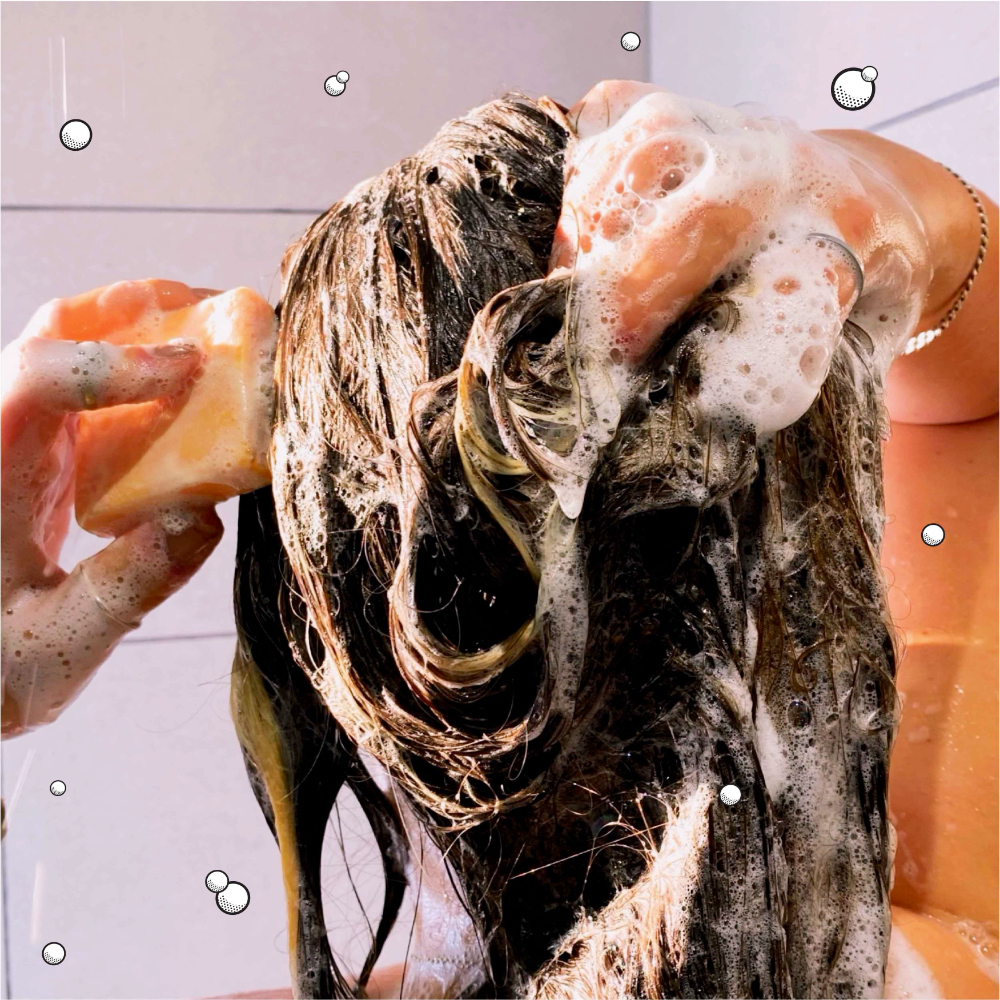 Shower Blocks itchy scalp 2 in 1 shampoo and conditioner bar