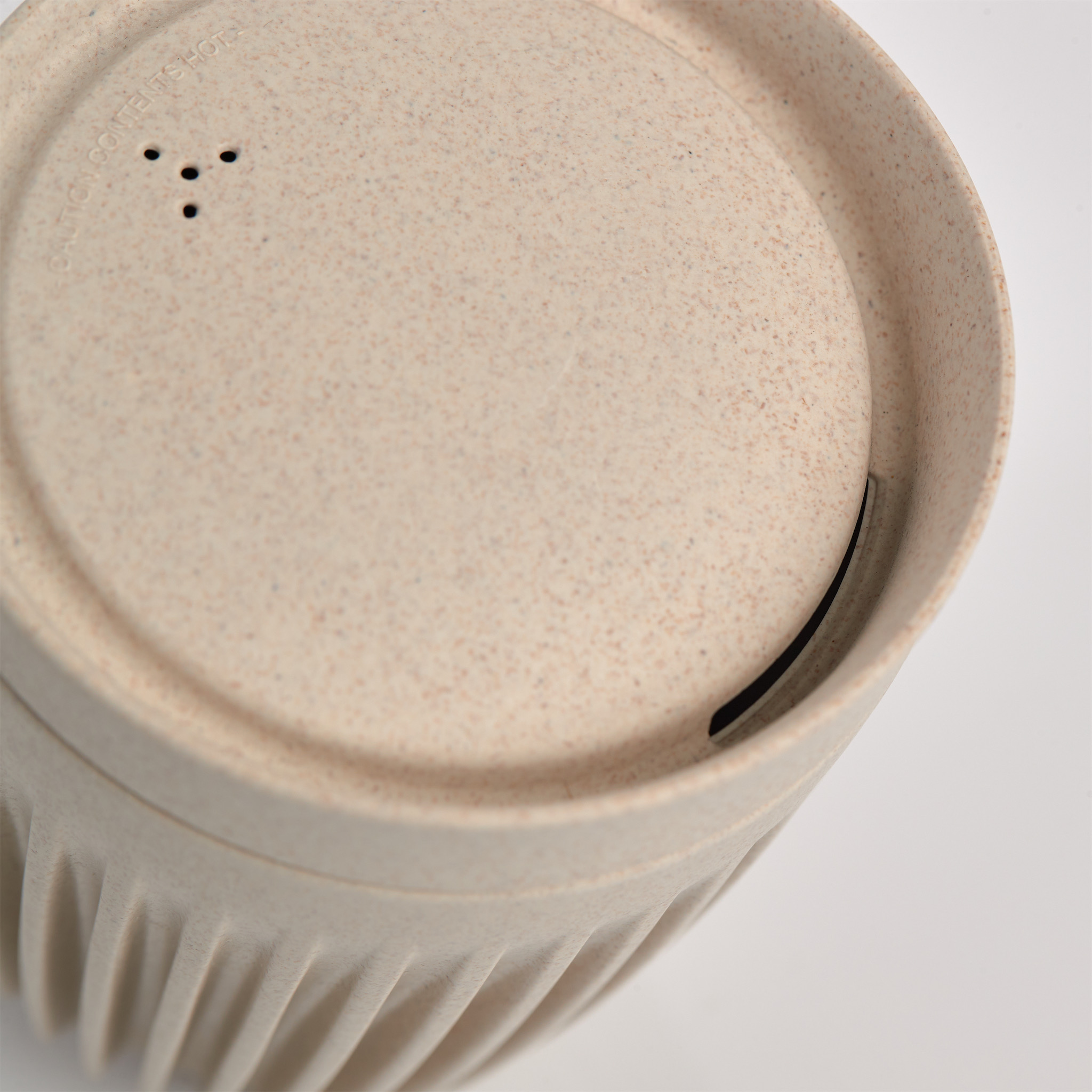HuskeeCup 16oz Coffee Cup Natural