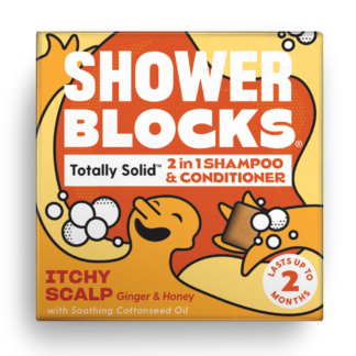 Shower Blocks itchy scalp 2 in 1 shampoo and conditioner bar