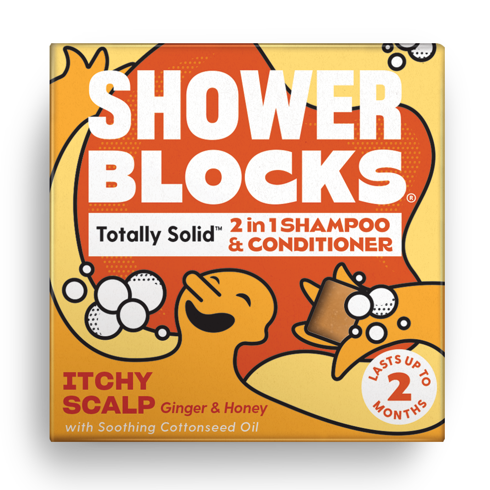 Shower Blocks itchy scalp 2 in 1 shampoo and conditioner bar