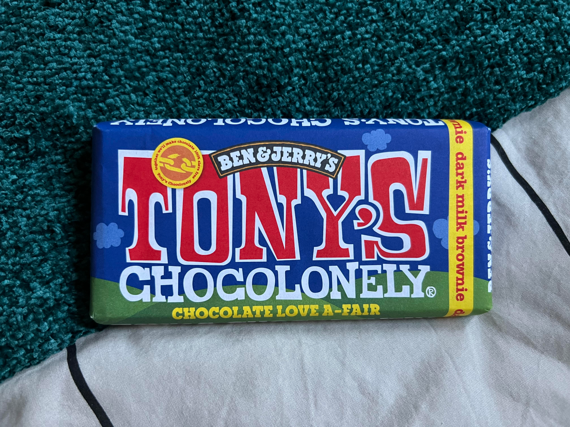 Tony's Chocolonely Ben and Jerry's Dark Milk Brownie