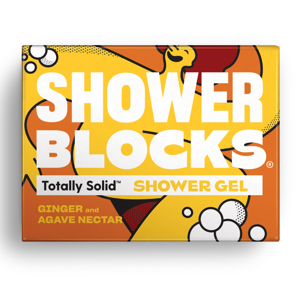 shower blocks ginger and agave nectar new scent solid shower gel bar