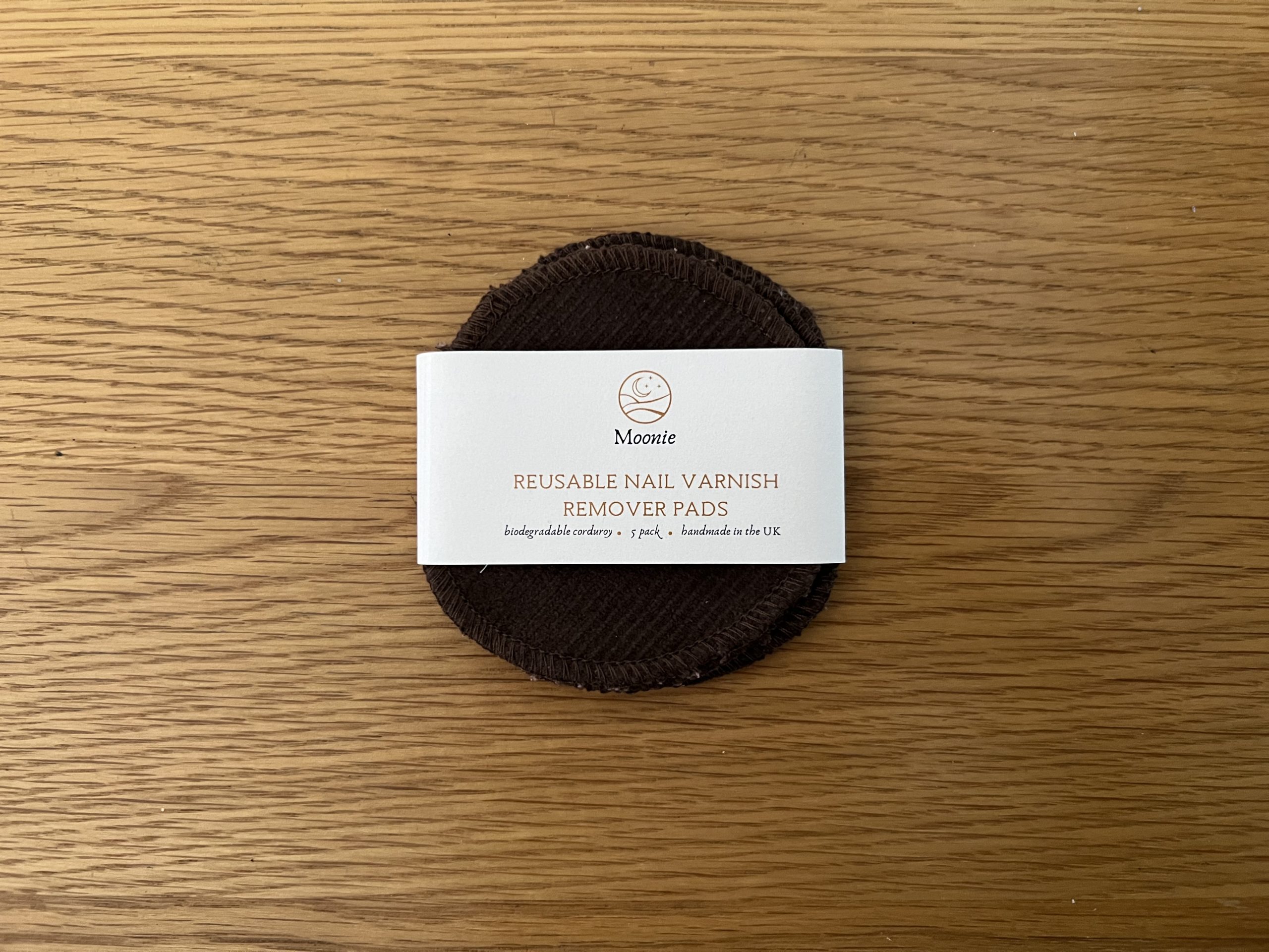 Moonie Reusable Nail Varnish Remover Pads