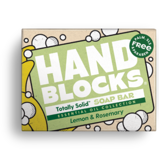 hand blocks hand soap bar shower blocks lemon and rosemary