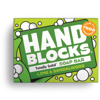 hand blocks hand soap bar shower blocks lime and sandalwood