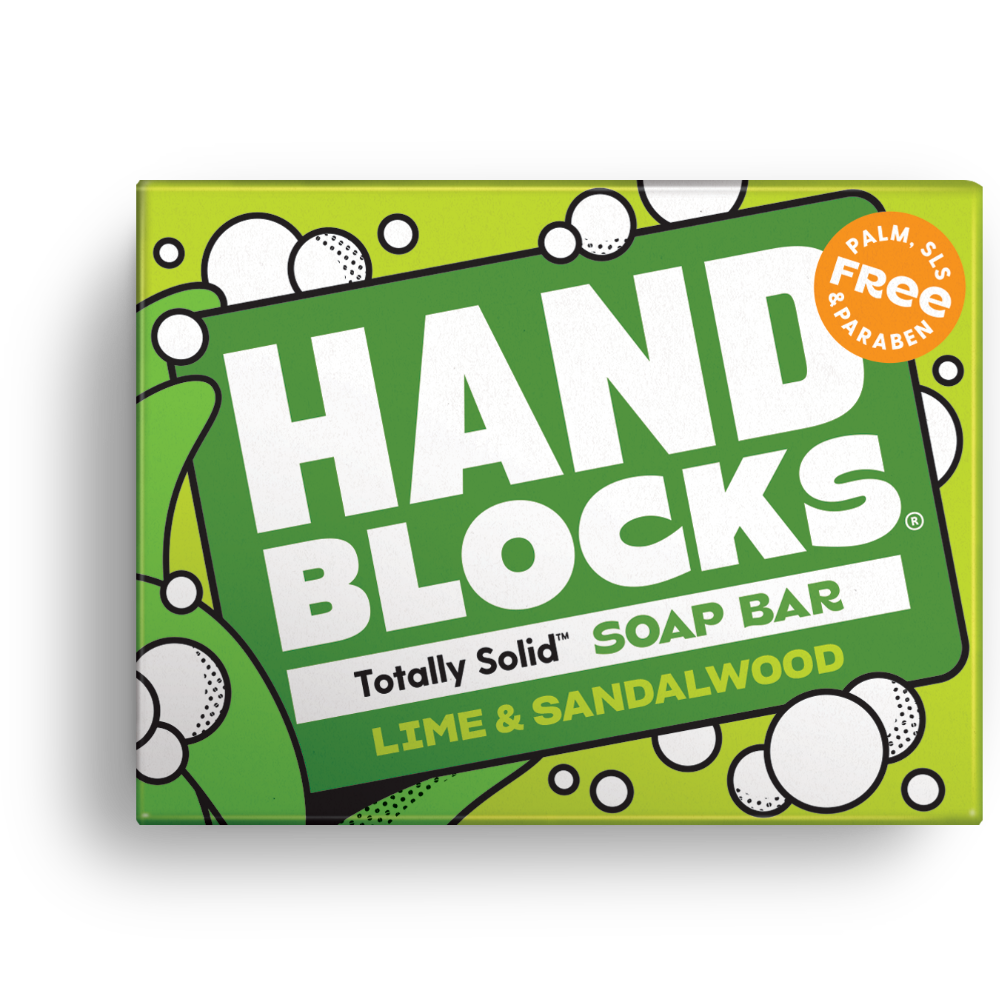 hand blocks hand soap bar shower blocks lime and sandalwood